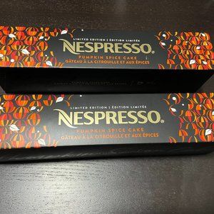 Nespresso Pumpkin Spice Coffee Vertuo New